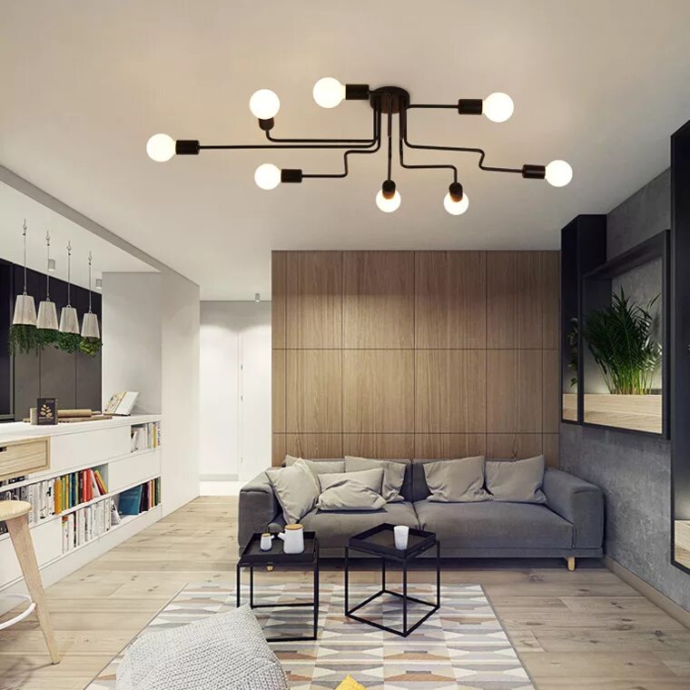 Купить люстру потолочную лофт стиль Потолочная люстра ImperiumLoft Scheme 102019-26 - купить в Москве по выгодной це