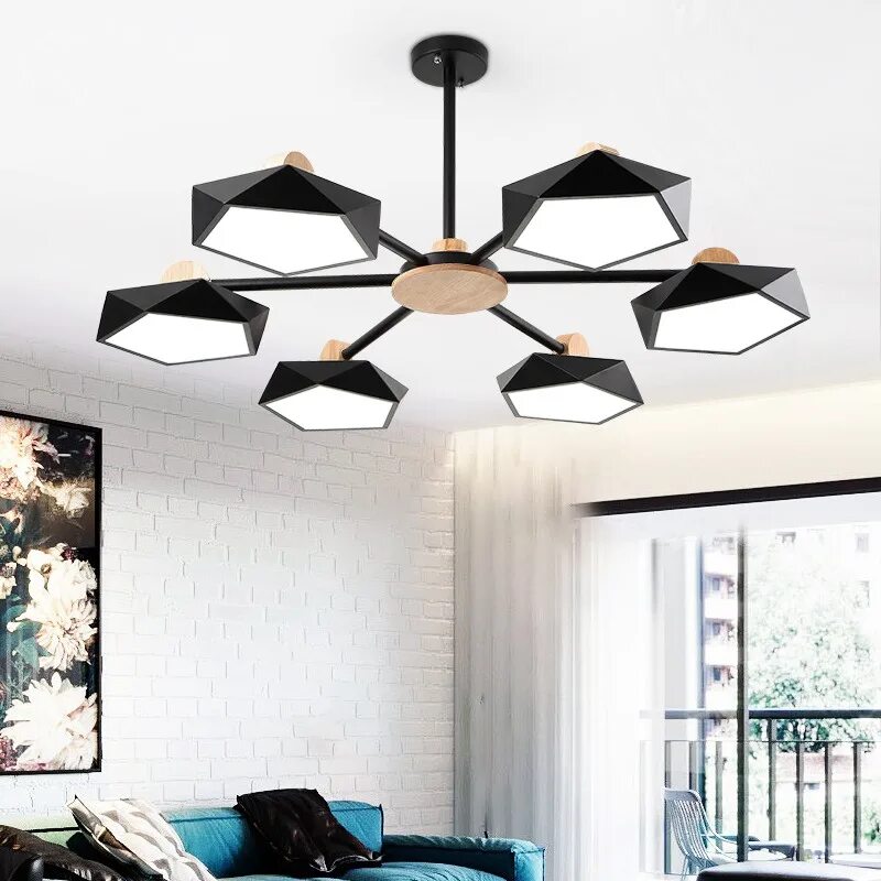 Купить люстру потолочную лофт стиль Люстра на штанге ImperiumLoft Geometric 140731-26 - купить в Москве по выгодной 