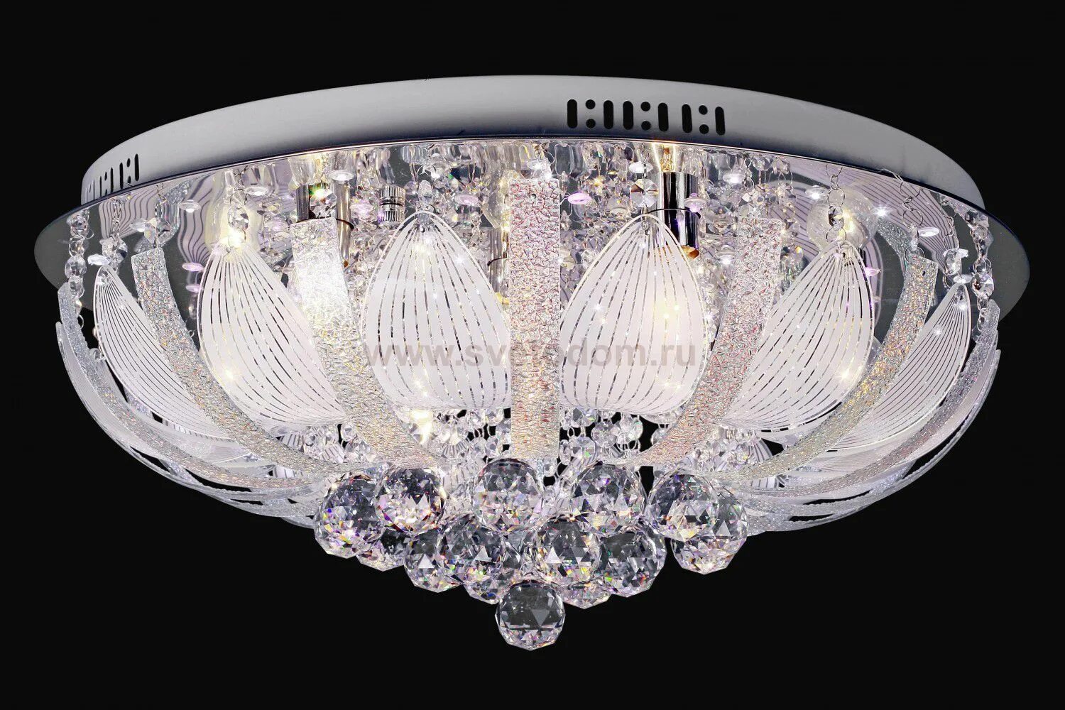 Купить люстру в минске фото цены 1-9316-9-CR-LED Y E14 Максисвет - Люстра эконом: купить в интернет-магазине Свет