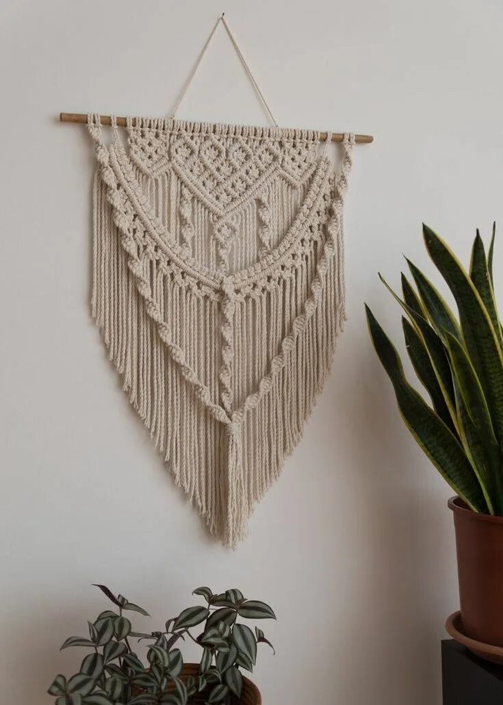 Купить макраме панно на стену для интерьера #accessories #Art #Boho #Decor #Fiber #hanger #Hanging #home #Large #Macrame #Ta