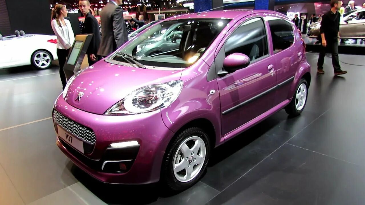 Купить машину автомат фото 2013 Peugeot 107 - Exterior and Interior Walkaround - 2012 Paris Auto Show - You