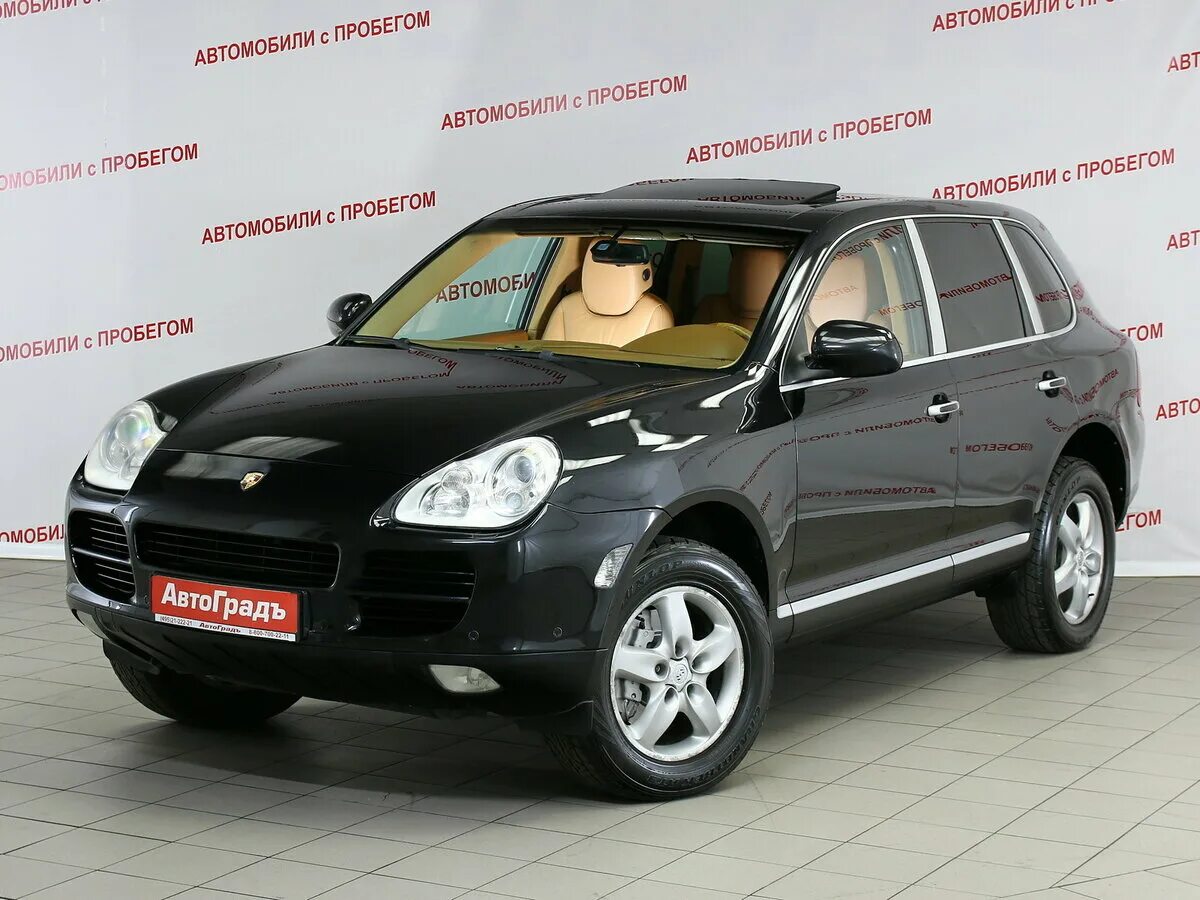 Купить машину с пробегом с фото Купить б/у Porsche Cayenne I (955) S 4.5 AT (340 л.с.) 4WD бензин автомат в Моск
