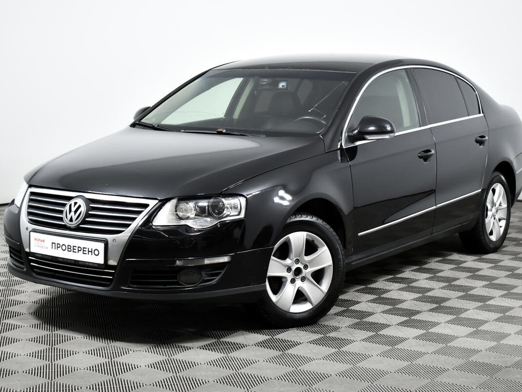 Купить машину с пробегом с фото Купить б/у Volkswagen Passat B6 1.8 MT (160 л.с.) бензин механика в Москве: чёрн