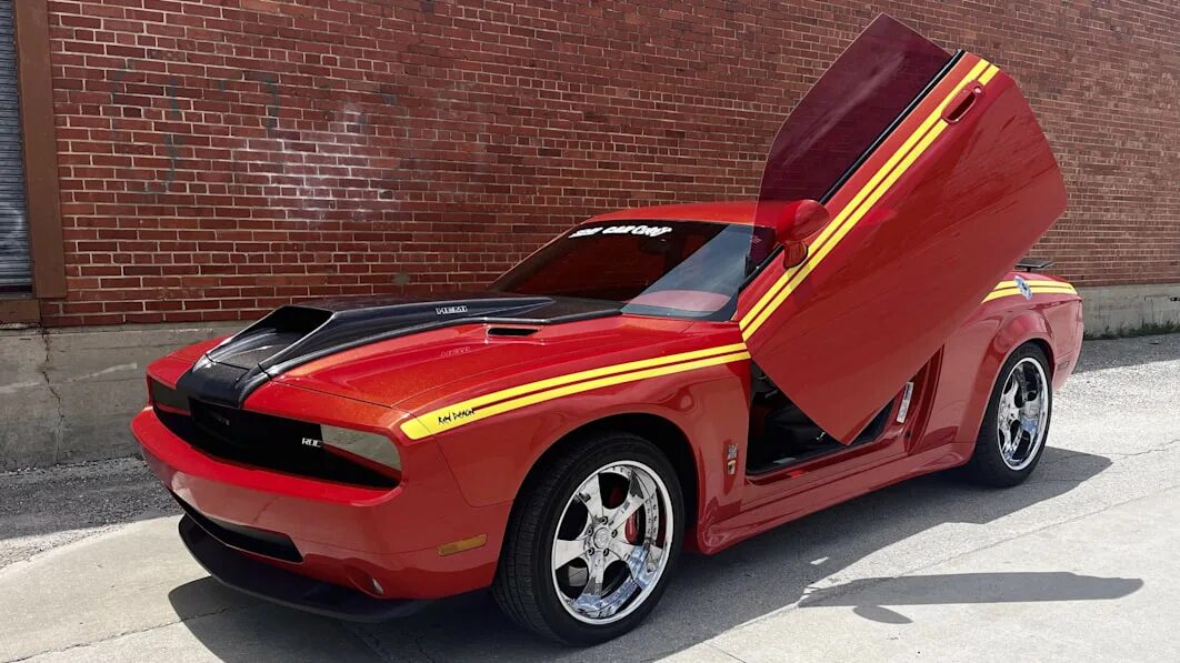 Купить машину с тюнингом Barris-customized Dodge Challenger with vertical doors is out of this world