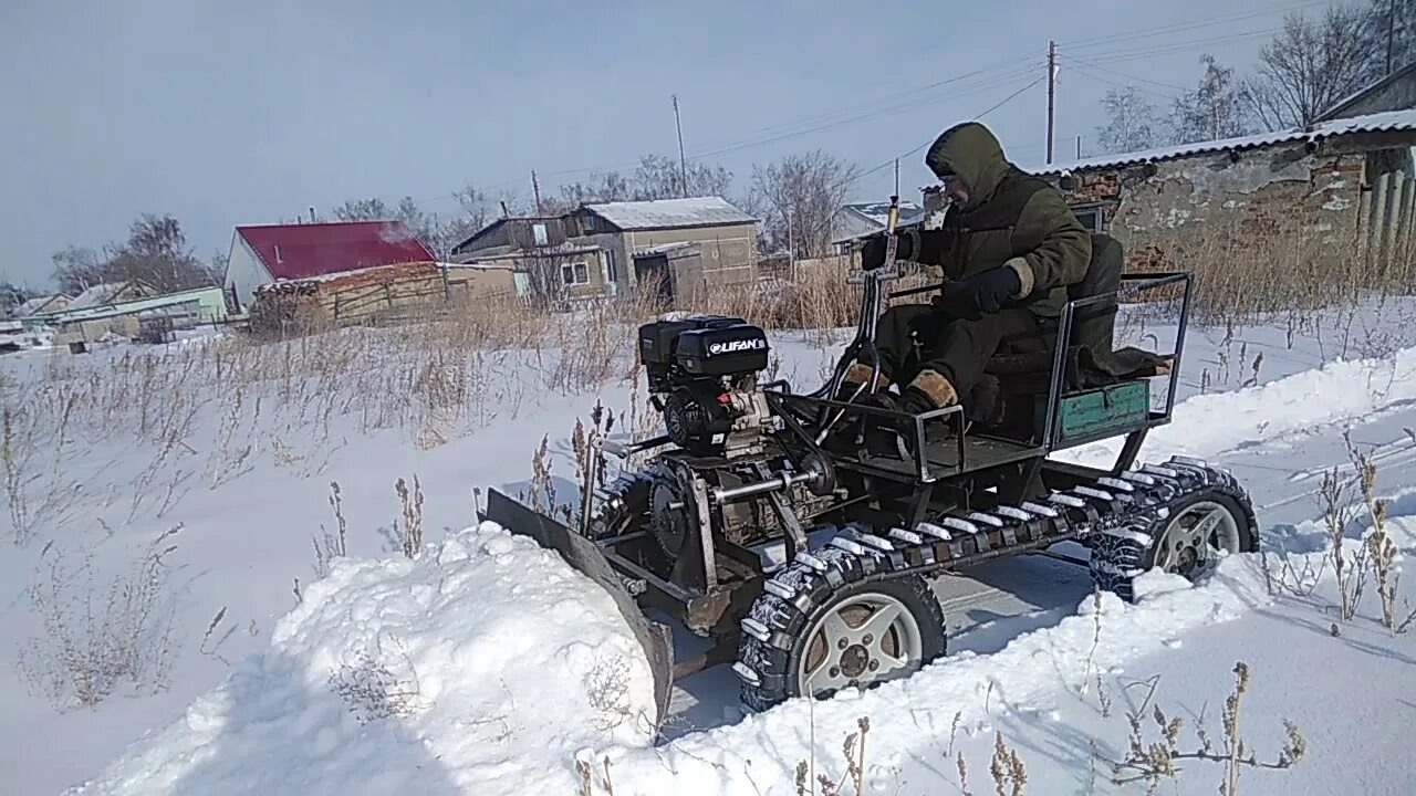 Купить минитрактор гусеничный самодельный в новосибирске Гусеничный минитрактор первые испытания - YouTube