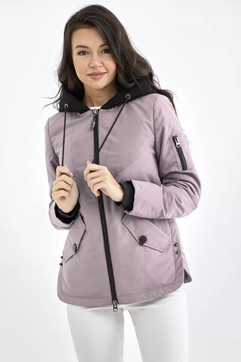 Купить модную демисезонную куртку Куртка женская Tom Farr T4F W9538.14 фиолетовая XL - купить в Москве, цены в инт