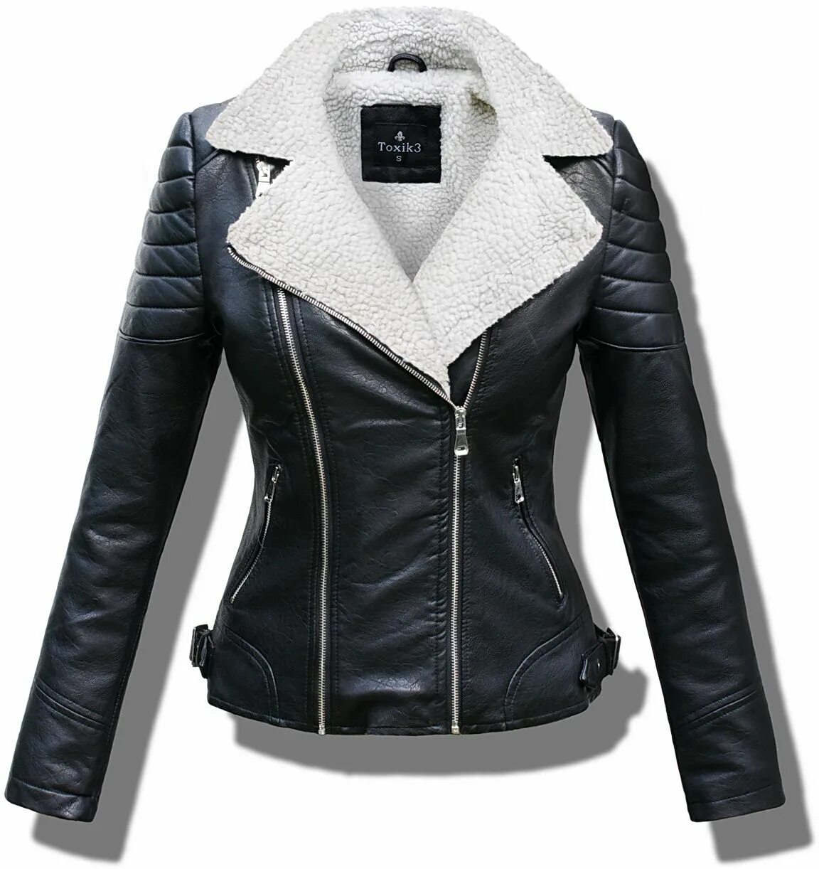 Купить модную куртку женскую на авито Sukienka Jeansowa Hiszpanka Odkryte Ramiona #141 Chaqueta de cuero, Chaquetas, C