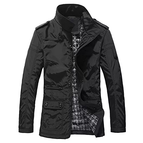 Купить модную мужскую куртку осень весна Купить мужские куртки juleya Juleya Zipper Mantel Oberbe Kleidung Herren Outdoor