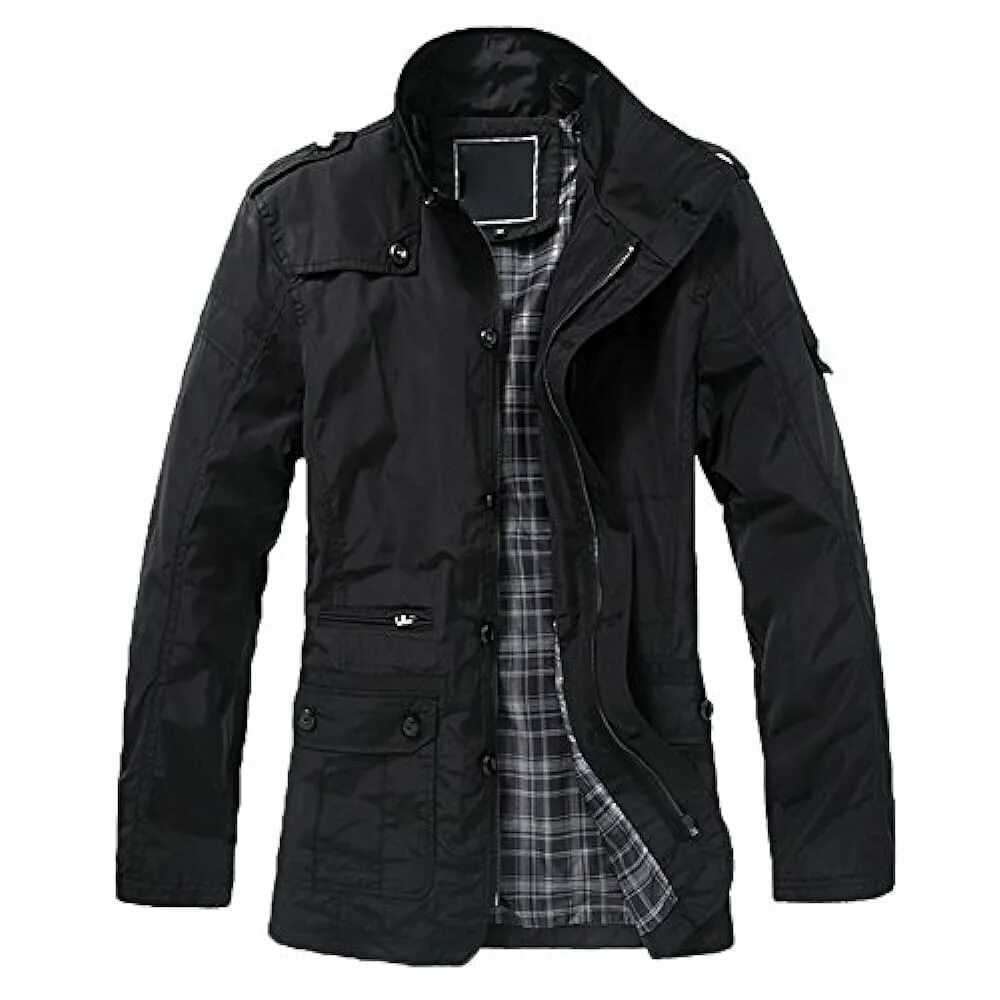 Купить модную мужскую куртку осень весна Купить мужские куртки juleya Juleya Zipper Mantel Oberbe Kleidung Herren Outdoor