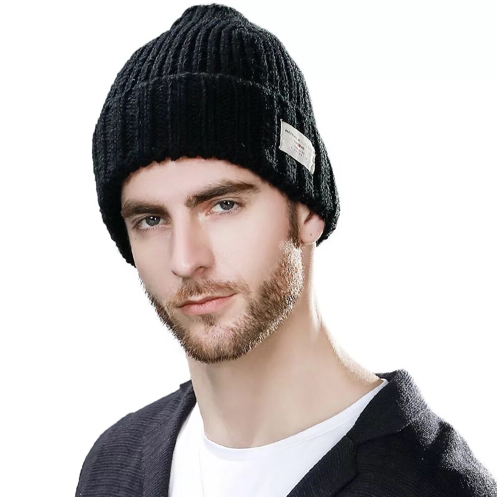Купить модную шапку мужскую Knit Watch Cap Pattern - FREE PATTERNS