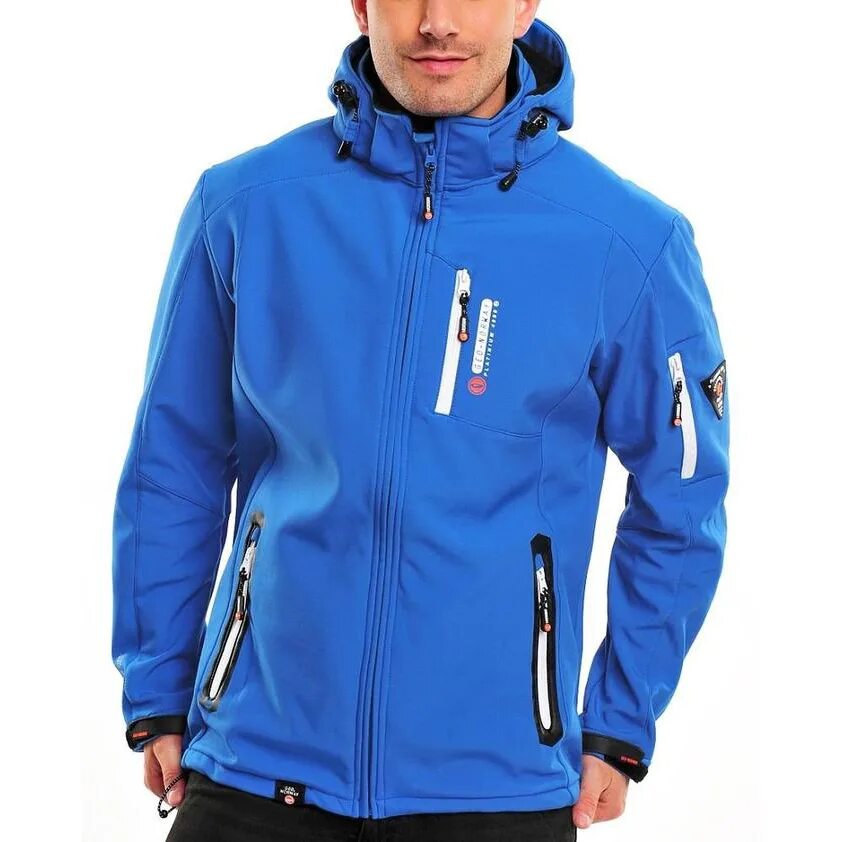 Купить модную спортивную демисезонную куртку Мужская куртка софтшелл Jacket Soft Shell Tevet от Geographical Norway.