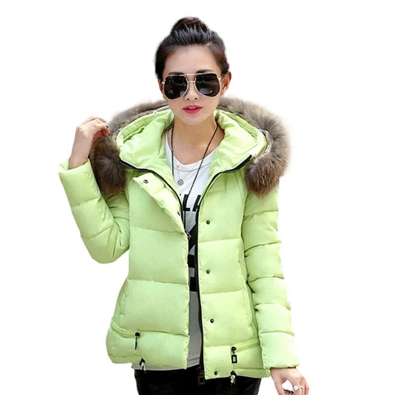 Купить модную стильную женскую куртку Зимняя куртка женщины parka манто femme abrigos invierno chaquetas mujer пальто 