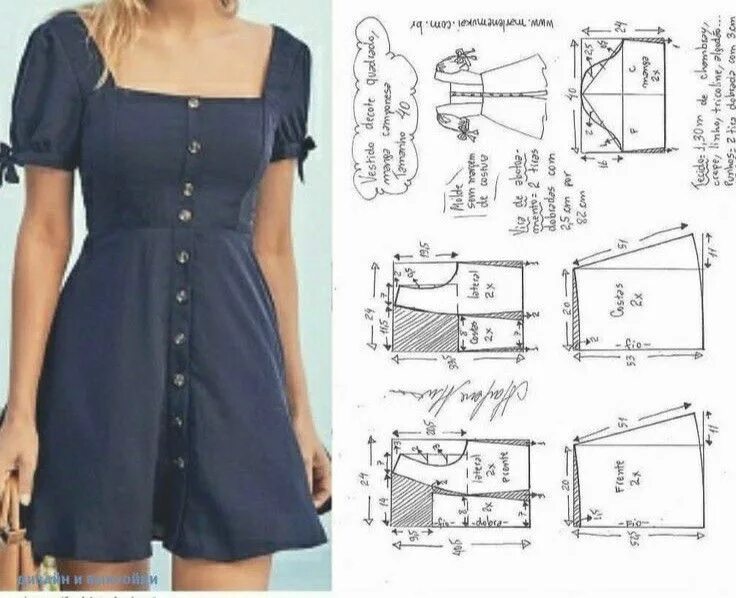 Купить модную выкройку Pin de Siun Palmer en DIY Clothes Patrones de vestidos gratis, Patrones de vesti