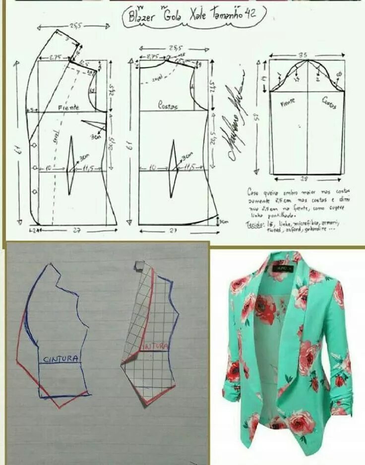 Купить модную выкройку Pin on jacket Jacket pattern sewing, Clothes sewing patterns, Blouse pattern sew