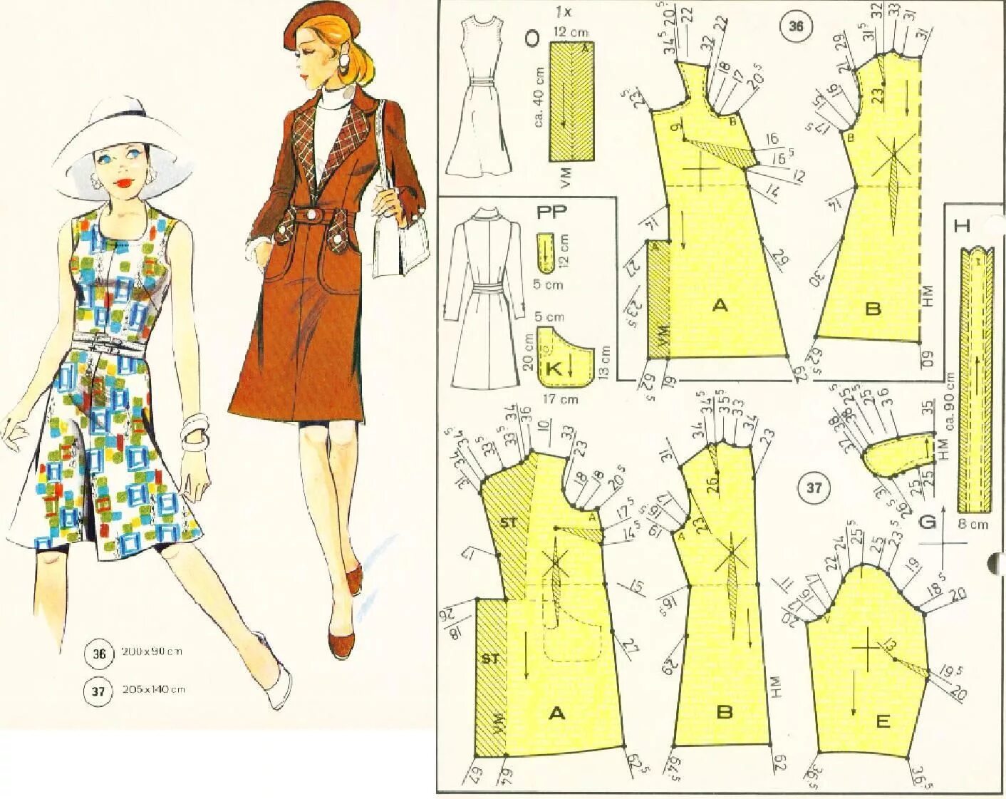 Купить модную выкройку Pin by Irina on Выкройки. Лучевой крой. 2 часть. Vintage sewing patterns free, V