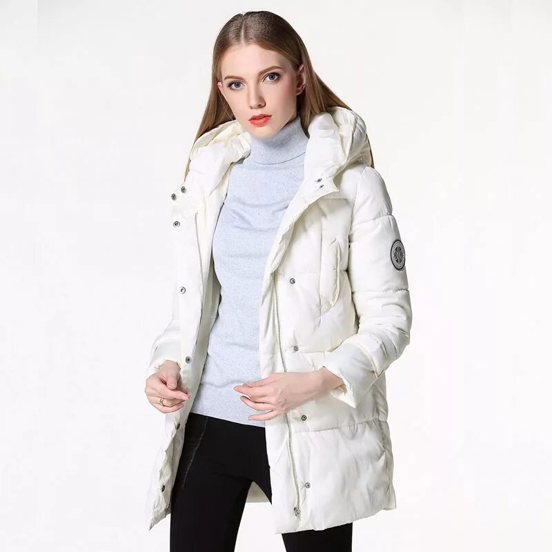 Купить модную женскую куртку интернет магазин Winter Jacket Women 2018 New Fashion Wadded Jacket Female Down Parka Slim Warm C