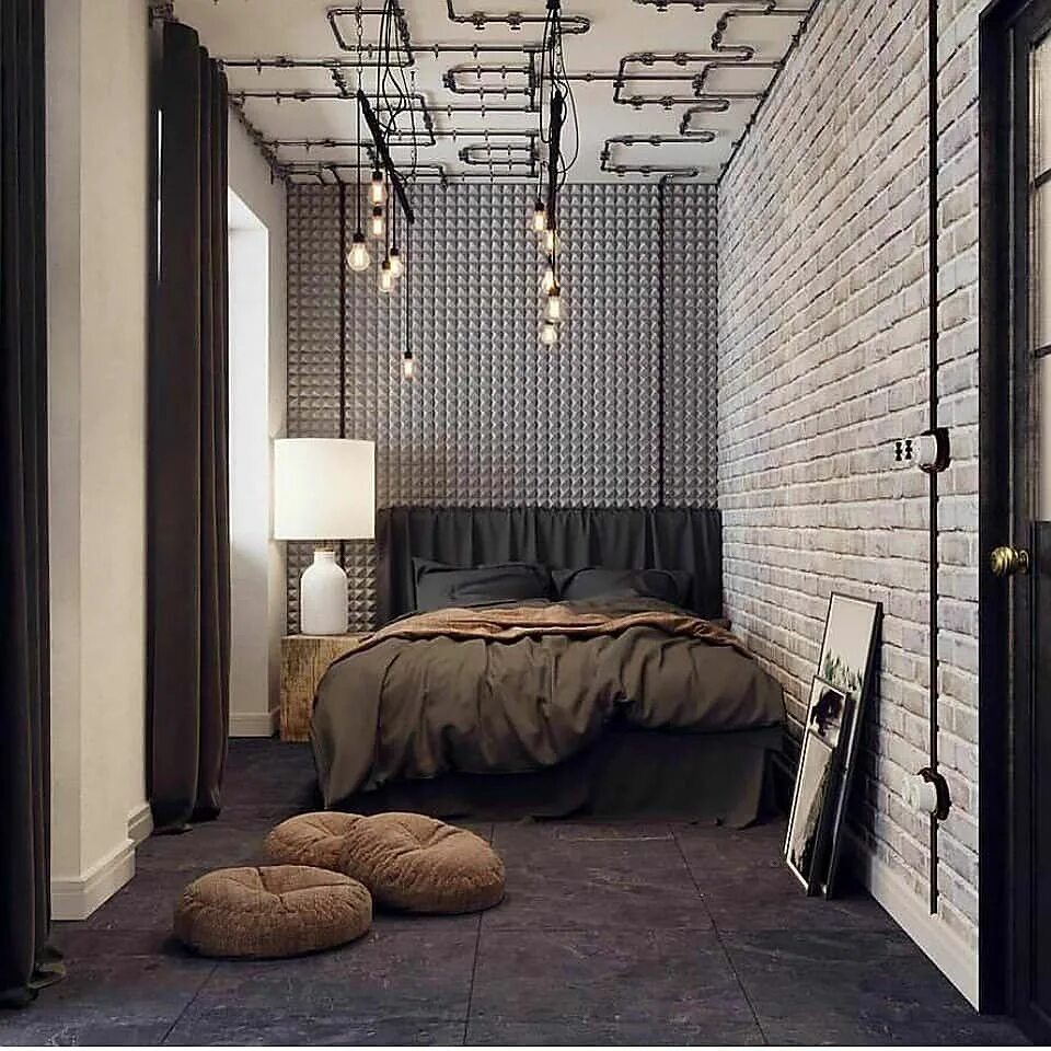 Купить молодежную спальню стиле лофт гомель #houseofvdm ❤ #love Декор для маленькой спальни, Небольшая спальня, Спальня в ст