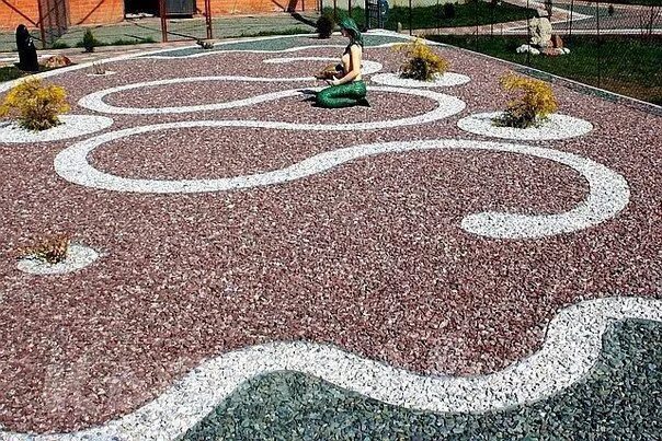 Купить мраморную крошку для ландшафтного дизайна Гранитный щебень в ландшафтном дизайне - Купить песок, щебень, грунт, пгс и друг