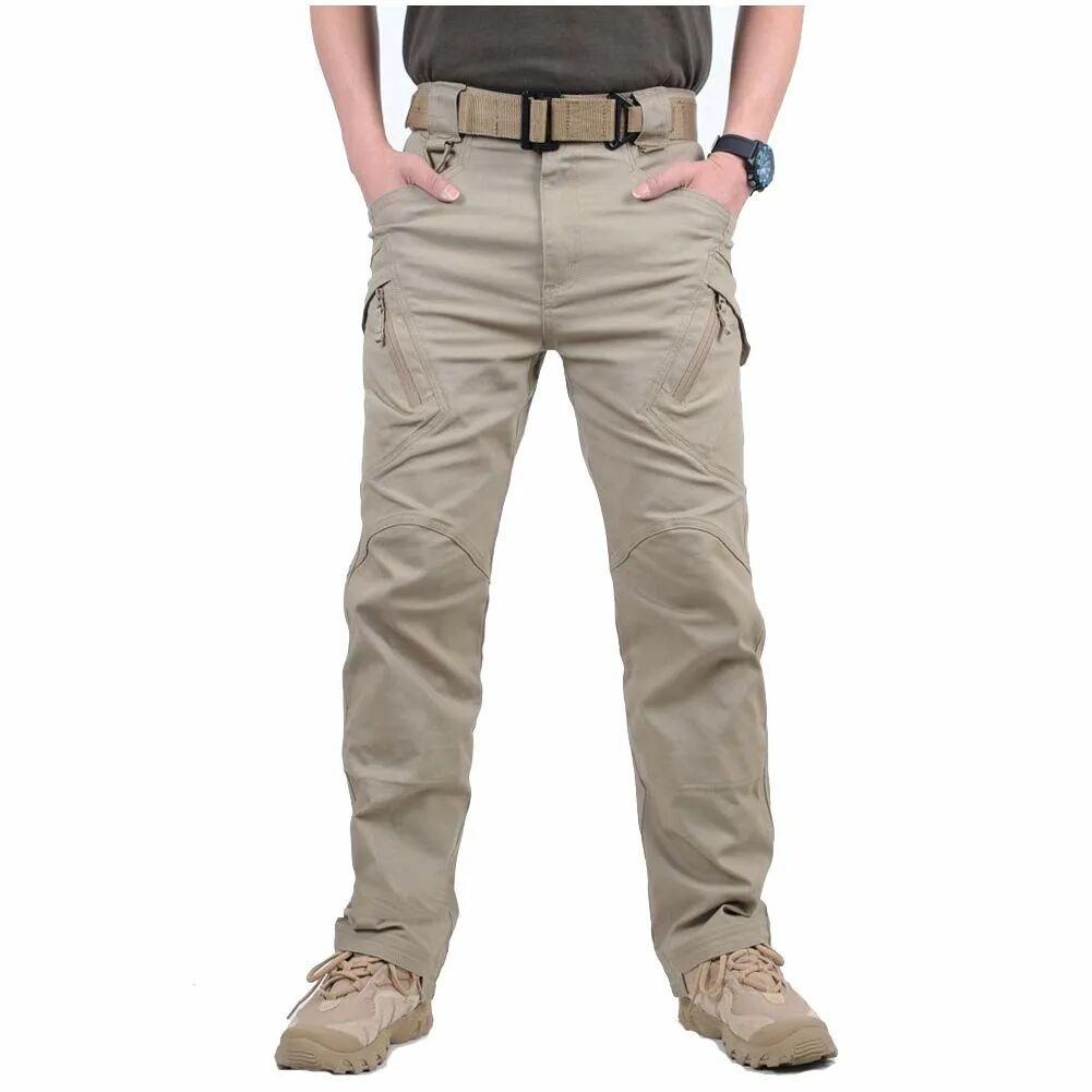 Купить мужские брюки карго стиль Men's Multi-pocket Tactical Waterproof Hiking Cargo Pants