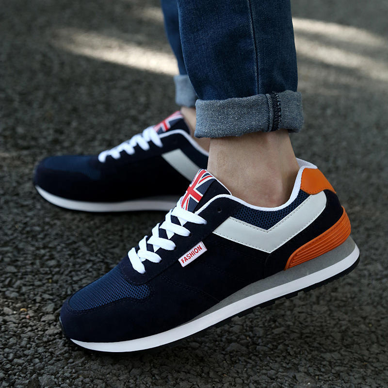 Купить мужские кроссовки мода Men Sneakers Athletic Tennis Shoes Running Walking Training Sport Casual купить 