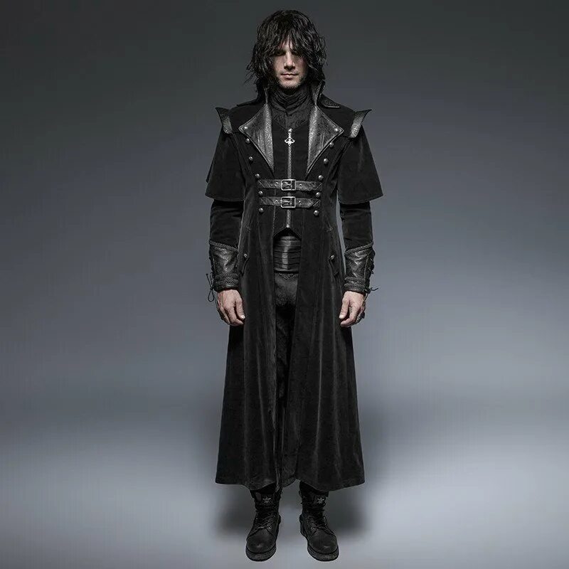 Купить мужское пальто в готическом стиле Пальто Peer of the realm Купить по низкой цене в интернет-магазине Nekoshop