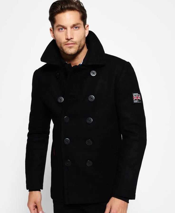 Купить мужское полупальто в стиле бушлата Hombre - Chaquetón Rookie en Negro Superdry ES Ropa casual hombres, Moda ropa ho