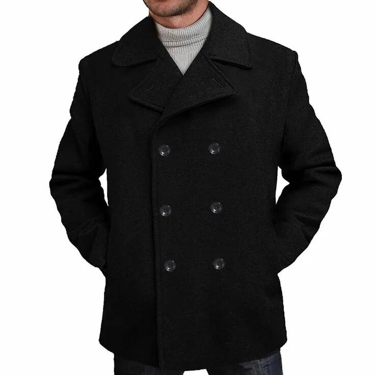 Купить мужское полупальто в стиле бушлата Pin on Outer Wear