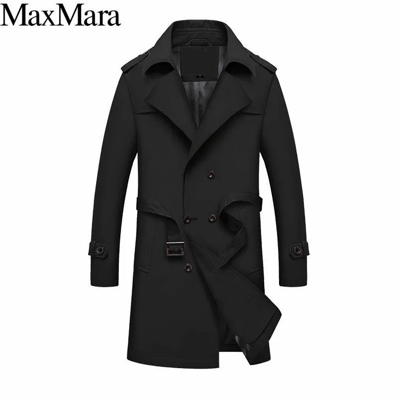 Купить мужской плащ в москве деловой стиль Пальто утепленное Max Mara - купить с доставкой по выгодным ценам в интернет-маг