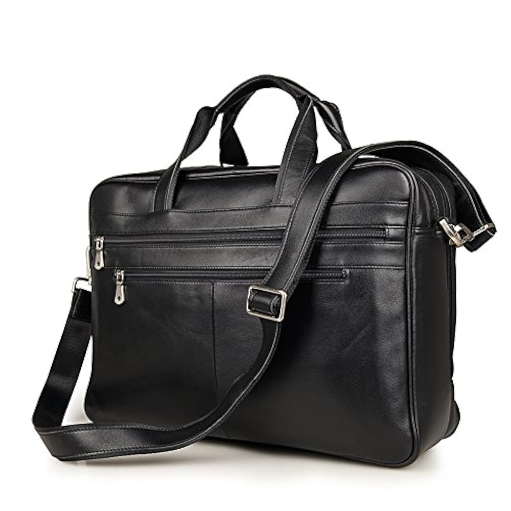 Купить мужскую сумку фото Купить мужские сумки с ручкой Hermiona Hermiona Genuine Cow Leather Men's Black 