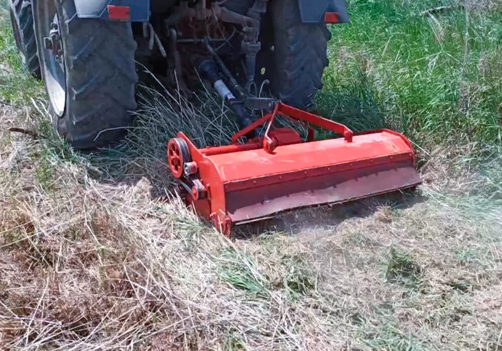 Купить на авито самодельный мульчер для мотоблока Косилка измельчитель на ВОМ трактора - ООО RUBARZ
