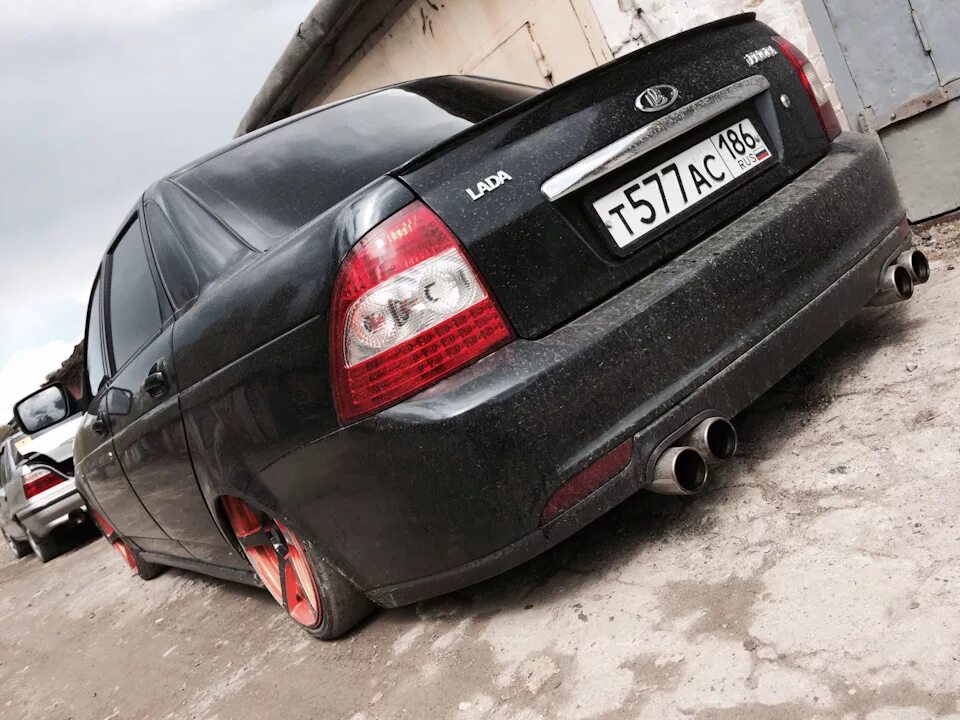 Купить на приору 1 седан тюнинг Двойной выхлоп - Lada Приора седан, 1,6 л, 2008 года тюнинг DRIVE2