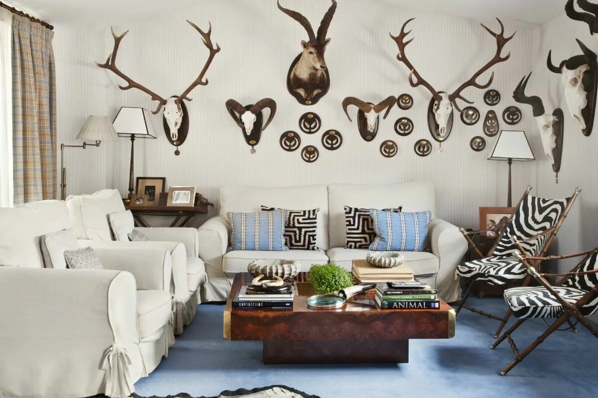 Купить на стену декор охота Chalet en Puerta del Hierro Decoración de unas, Salas de trofeos, Decoraciones d