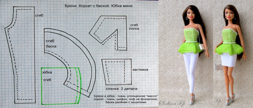 Купить набор выкроек одежды для куклы барби Выкройки Светлана Топ - 159 photos VK Sewing barbie clothes, Barbie doll clothin