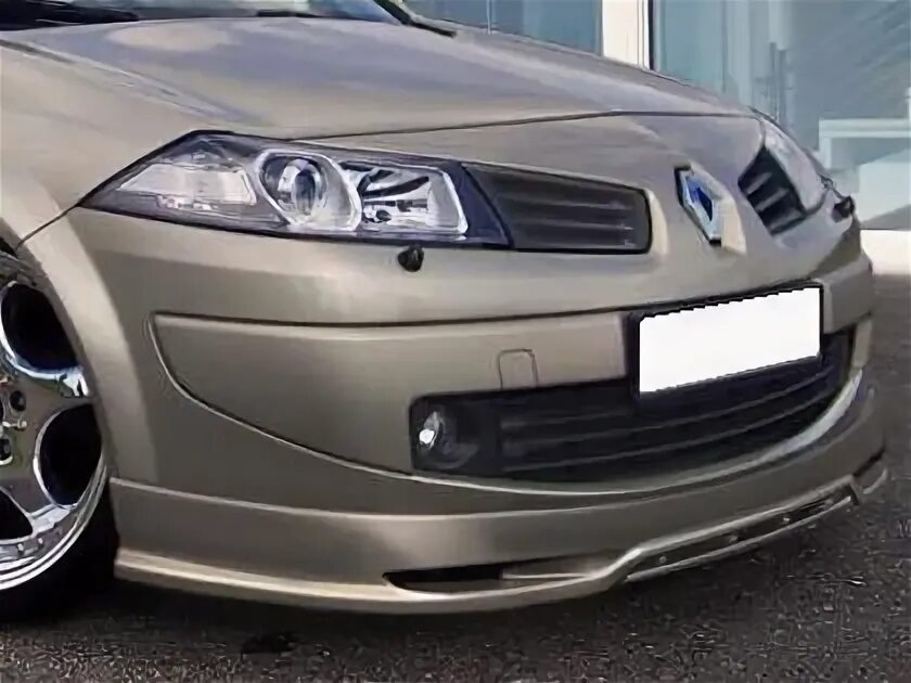 Купить накладки на передний бампер тюнинг Накладки на бампер рено меган LkbAuto.ru