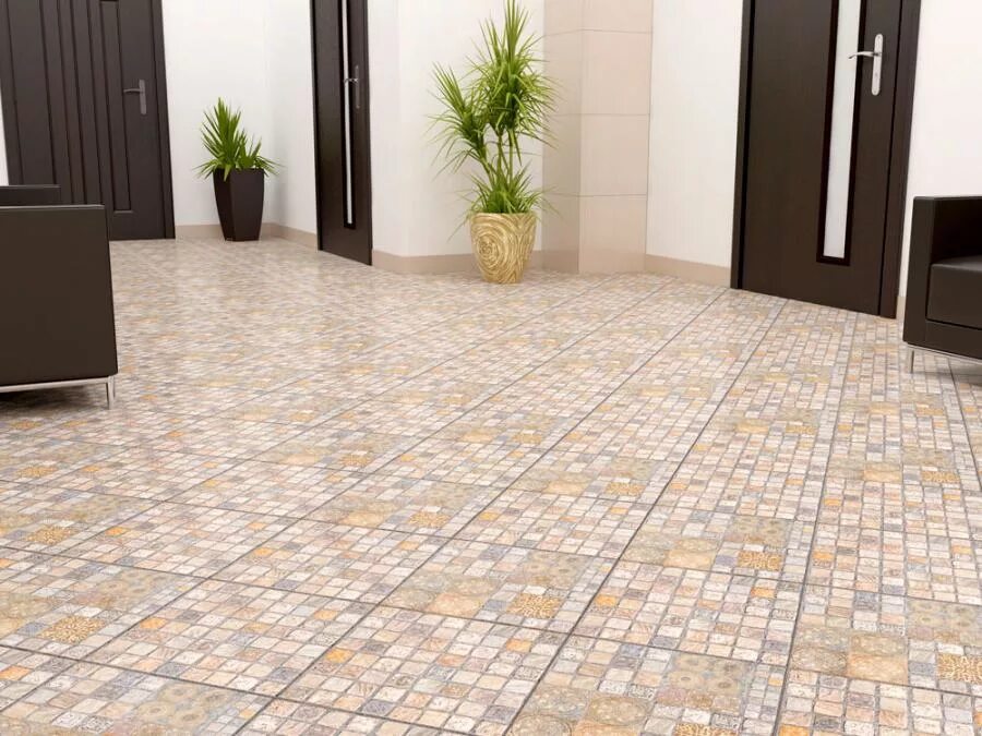 Купить напольную плитку фото Керамическая плитка, керамогранит - каталог Alma Ceramica для кухни и коридора -