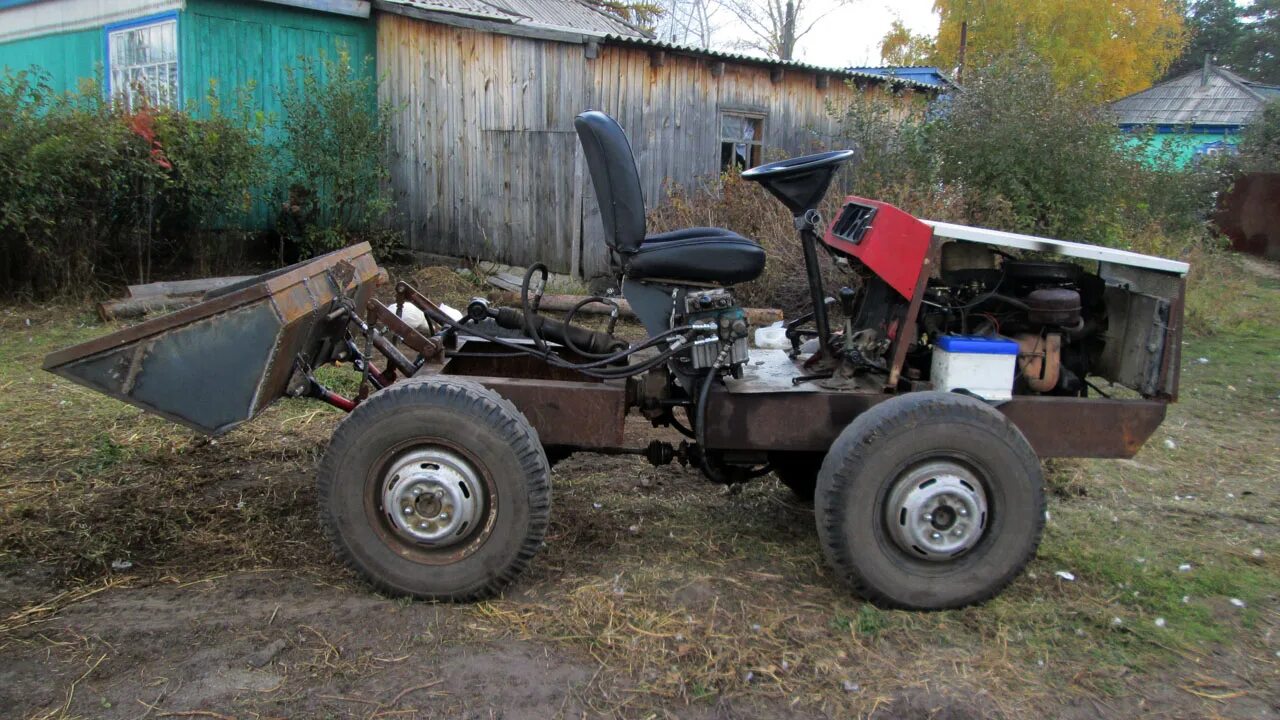 Купить недоделанный самодельный трактор Минитрактор из уаза Sarma-Auto.ru