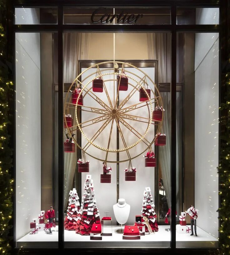 Купить новогодний декор для витрин The Prettiest Holiday Window Displays in New York City This Year Holiday window 