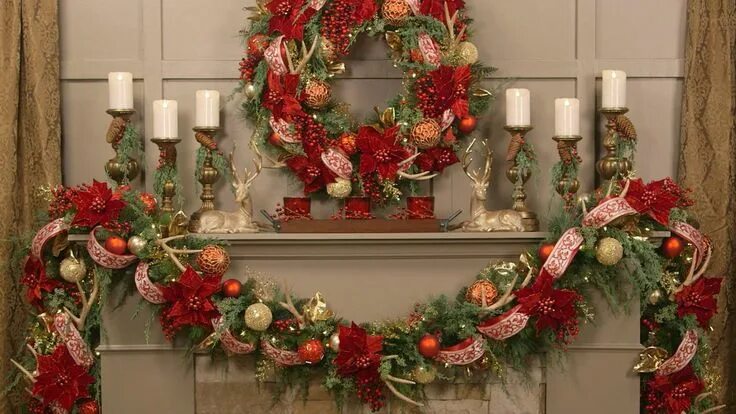 Купить новогодний декор оптом кемерово Creating Custom Christmas Garland Adornos de navidad ideas, Decoracion navidad, 