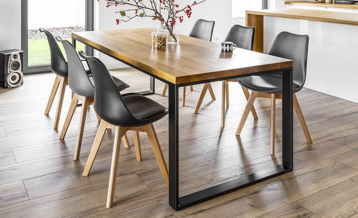 Купить обеденный стол в стиле лофт Обеденный стол Loft 2 Компания ЛЕСШОП