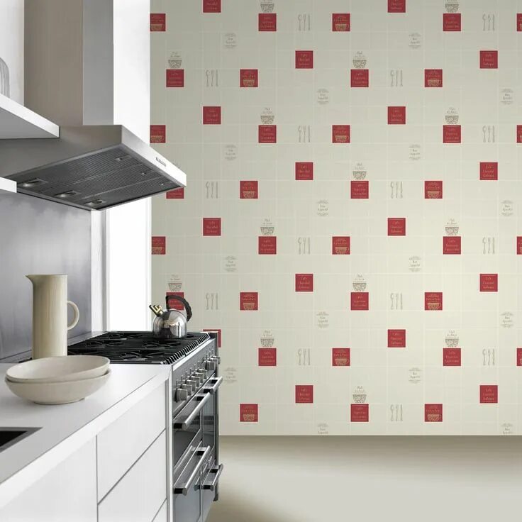 Купить обои для кухни фото NEW RASCH TILE PATTERN CAFu00c9 COFFEE RESTAURANT KITCHEN VINYL WASHABLE WALLPAP