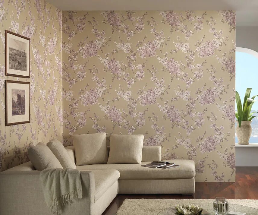 Купит обои в интерьере Обои Sangiorgio Madame M8616-413: купить по цене 29 370 руб в интернет-магазине