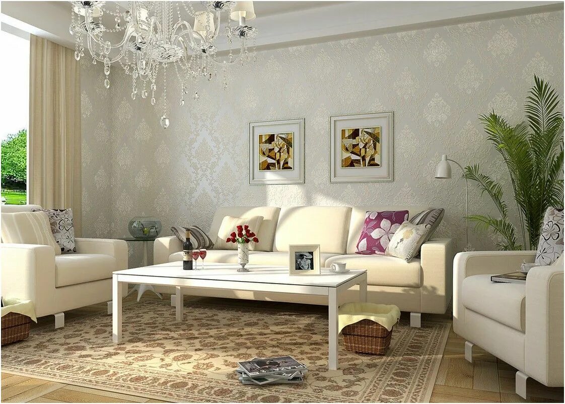 Купить обои в интерьере гостиной 67 Exclusive Wallpaper for Living Room Pictures Check more at https://www.metyso