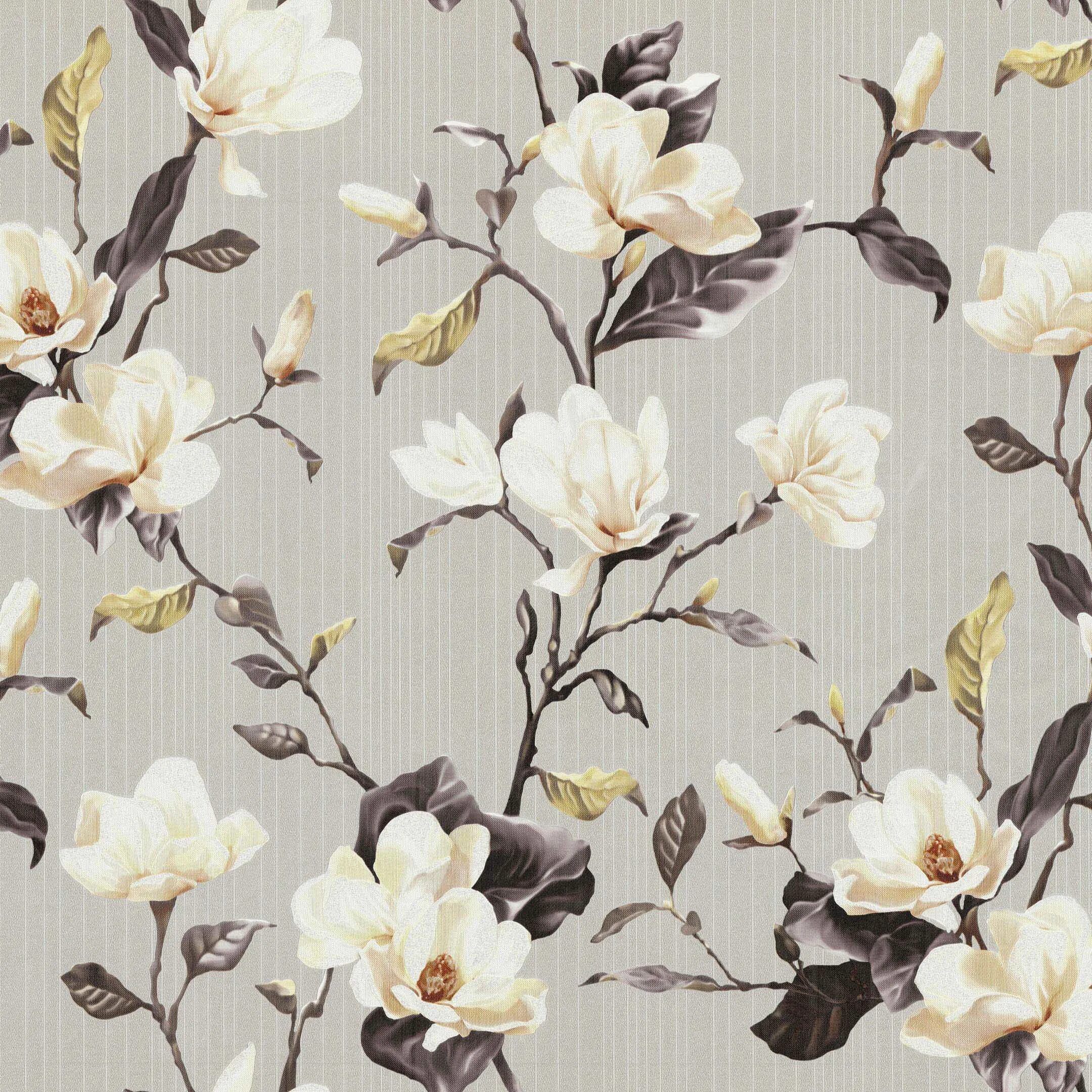 Купить обои в минске цены и фото Обои компакт-винил на флизелиновой основе MaxWall Magnolia 159000-27-R (1,06х10 