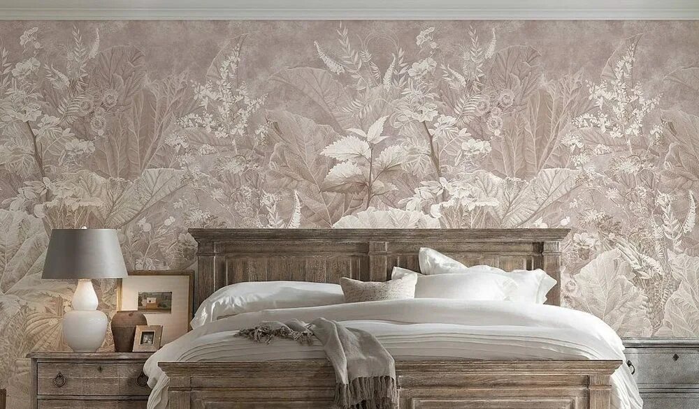 Купить обои в спальню цена фото Фреска Affresco Atmosphere AF514-COL3 купить в Москве - Интерьерус