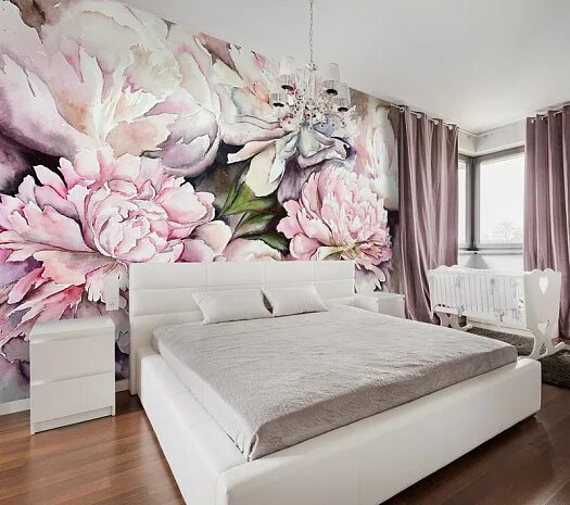 Купить обои в спальню цена фото Фотообои L-069 Divino Decor Фотопанно 4-х полосные в Москве: купить за 10750 руб