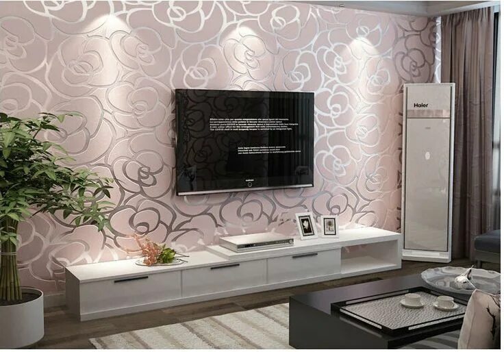 Купить обои в зал фото home decoration 3D wallpaper roll papel de parede floral photo murals wall stick