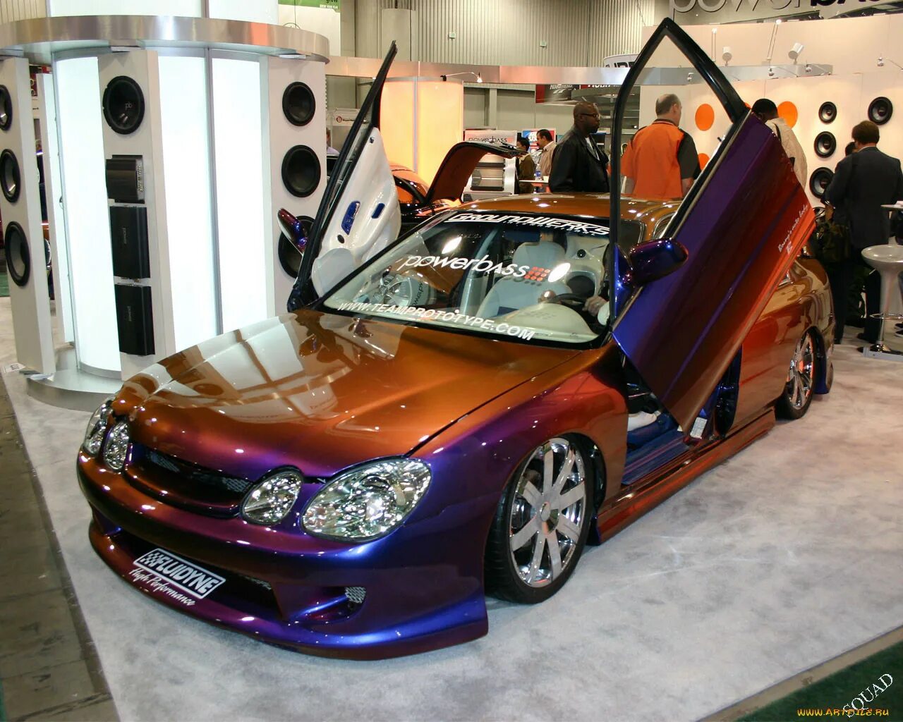 Купить оборудование для тюнинга автомобилей Обои Honda Tuning Автомобили Выставки и уличные фото, обои для рабочего стола, ф