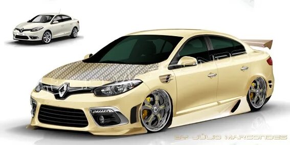 Купить обвес тюнинг на рено флюенс Novo Renault Fluence Carros tunados, Automóveis, Carros