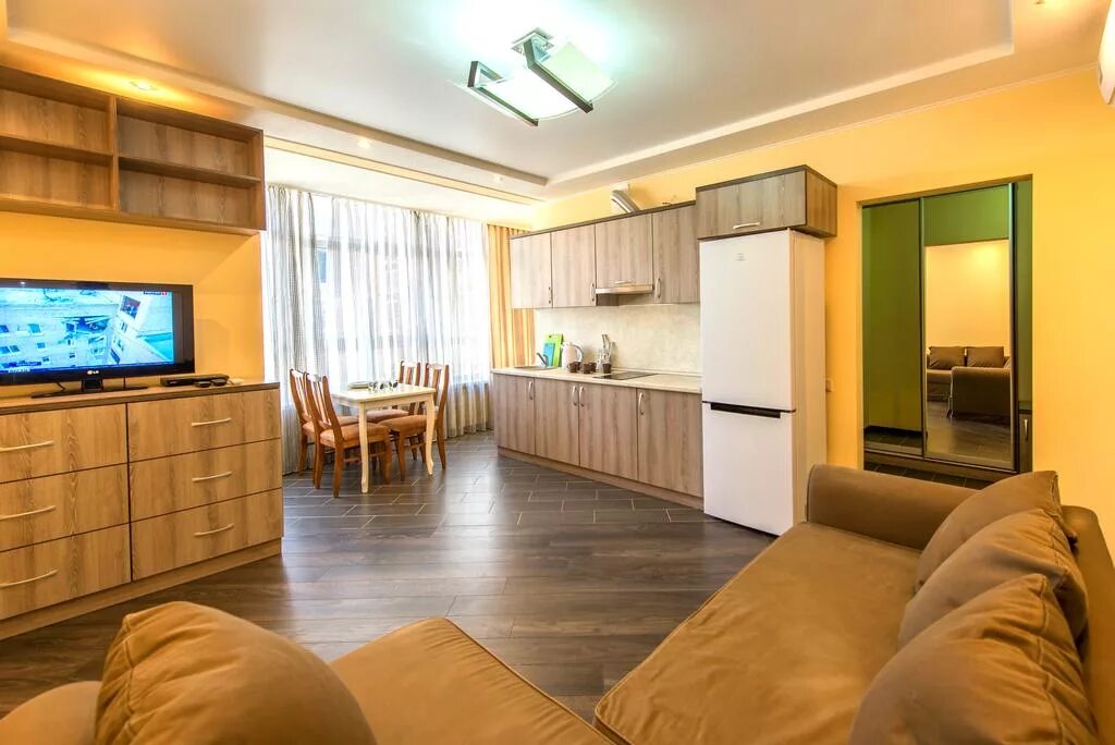 Купить однокомнатную квартиру в анапе фото Отель Apartment on Kirova 1 , Анапа, Россия - отзывы 2024, рейтинг отеля, фото К