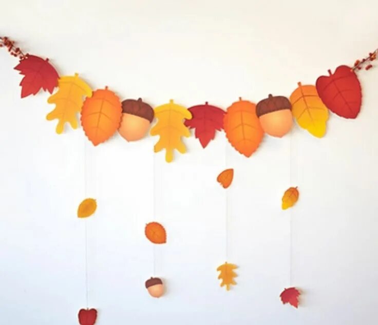 Купить осеннее оформление для детского сада 21 Pleasant DIY Fall Paper Craft Concepts for Your Classroom Actions Осенние гир